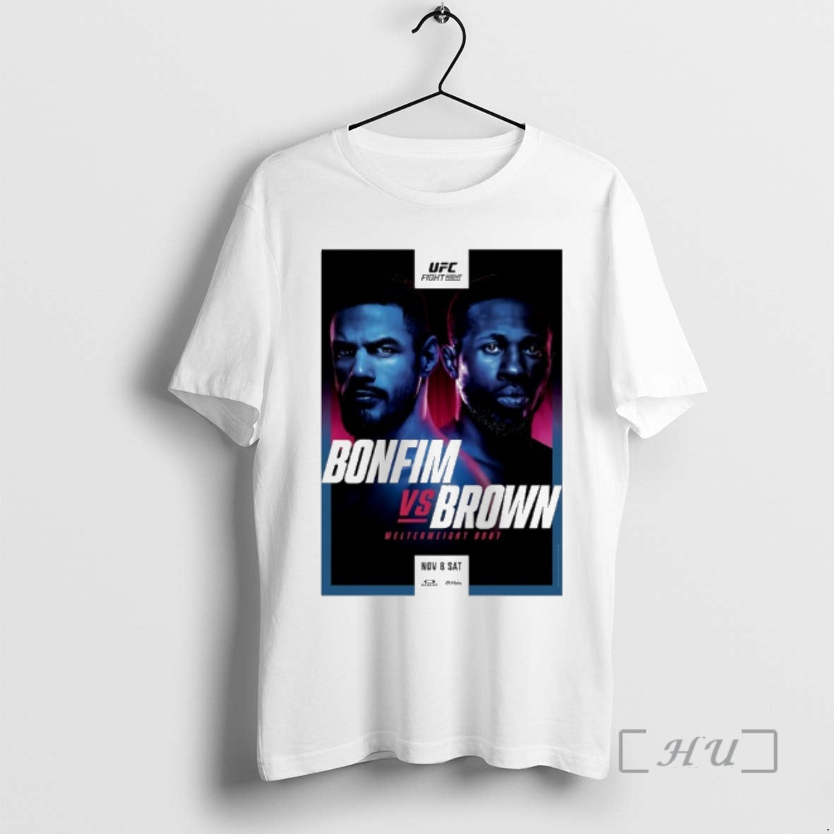 New Ufc Fight Night Bonfim Vs Brown Autographed Event T-Shirts, Hoodie, Sweatshirt | PopFlextees.com