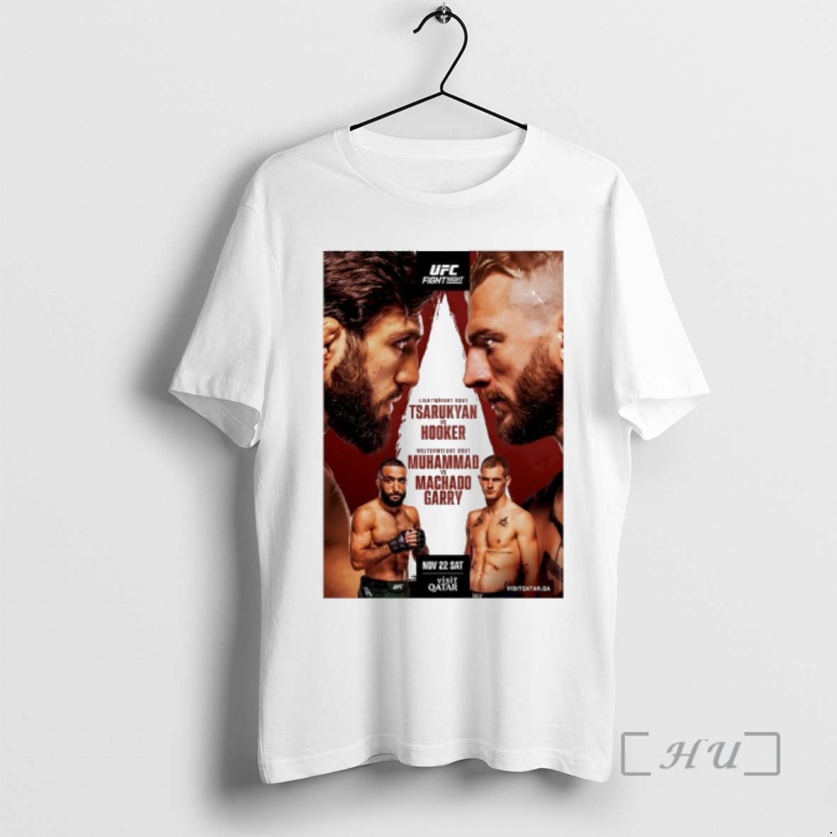 New Ufc Fight Night Tsarukyan Vs Hooker Autographed Event T-Shirts, Hoodie, Sweatshirt | PopFlextees.com