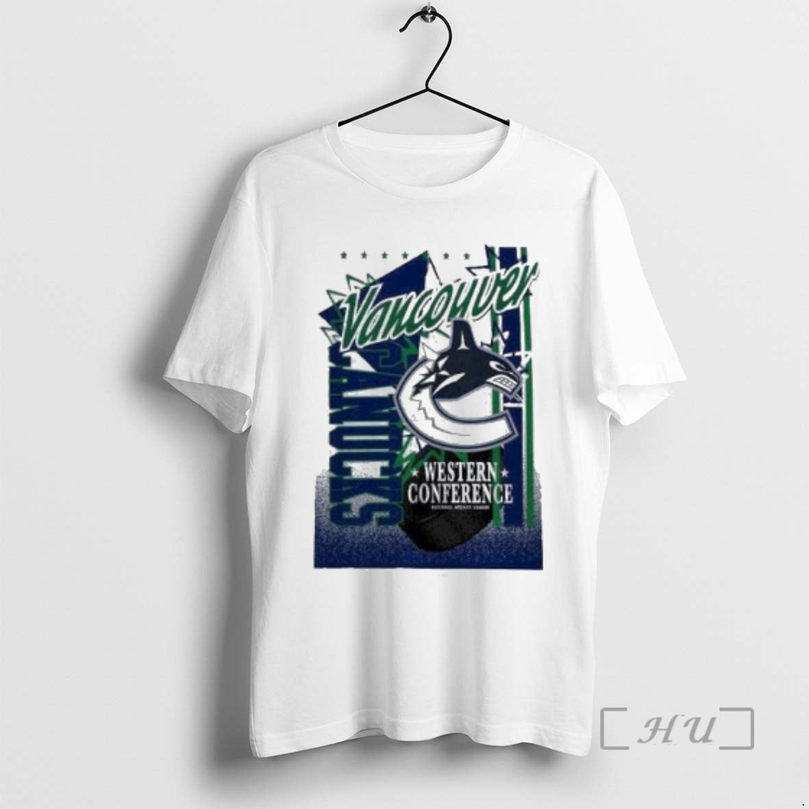 New Vancouver Canucks Western Conference Nhl Logo Circle White T-Shirts, Hoodie, Sweatshirt | PopFlextees.com