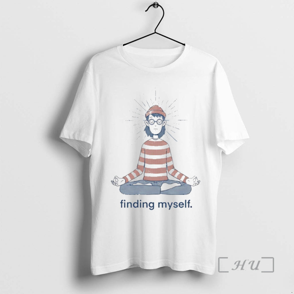 New Waldo Yoga Finding Myself T-Shirts, Hoodie, Sweatshirt | PopFlextees.com