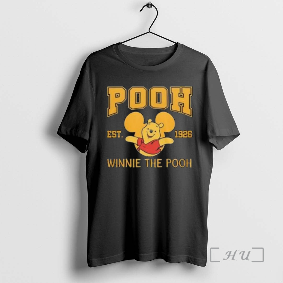 New Winnie The Pooh 100 Years Anniversary Circle Black T-Shirts, Hoodie, Sweatshirt | PopFlextees.com