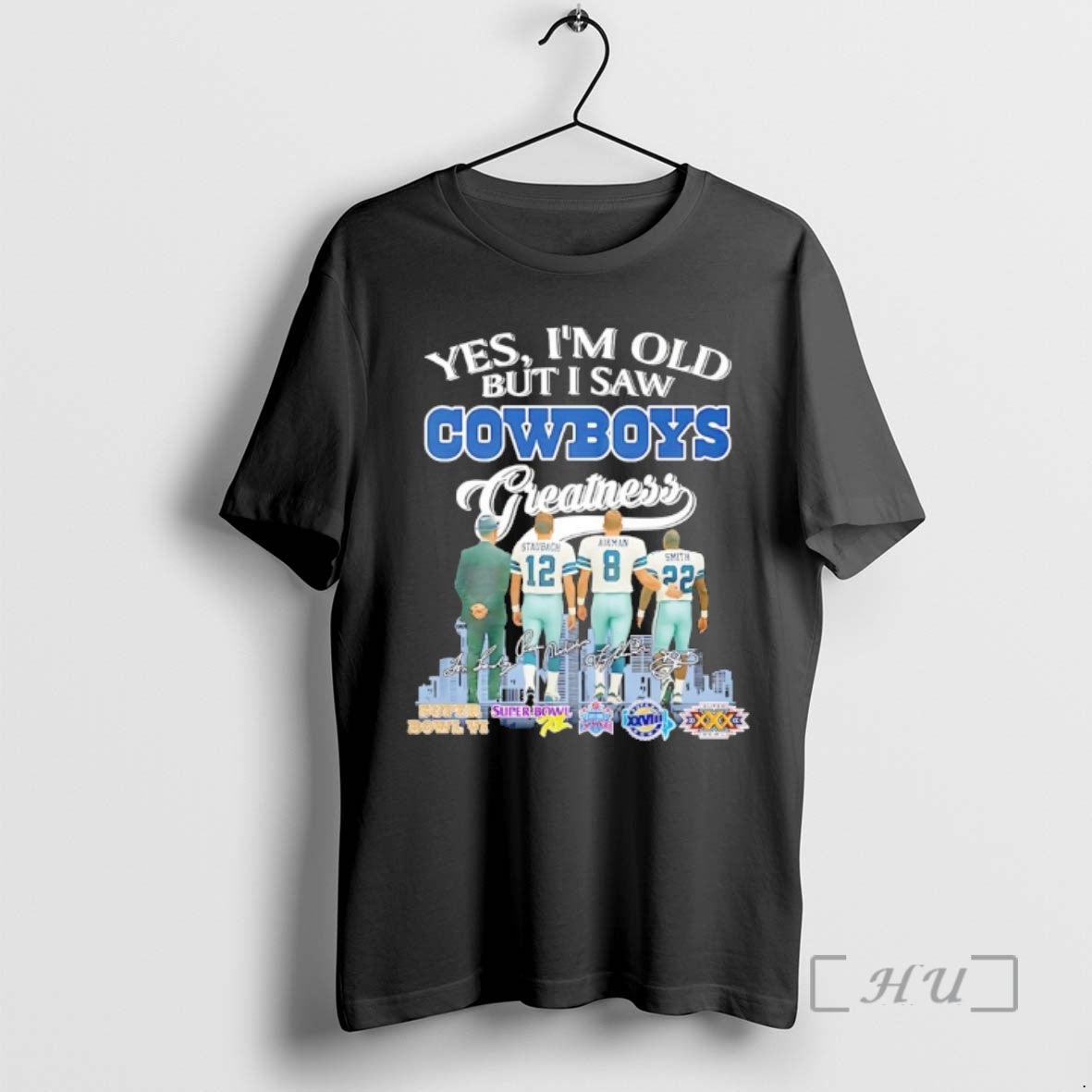 New Yes Im Old But I Saw Dallas Cowboys Greatness Signature Premium T Shirts Sweater Hoodie, Sweatshirt | PopFlextees.com