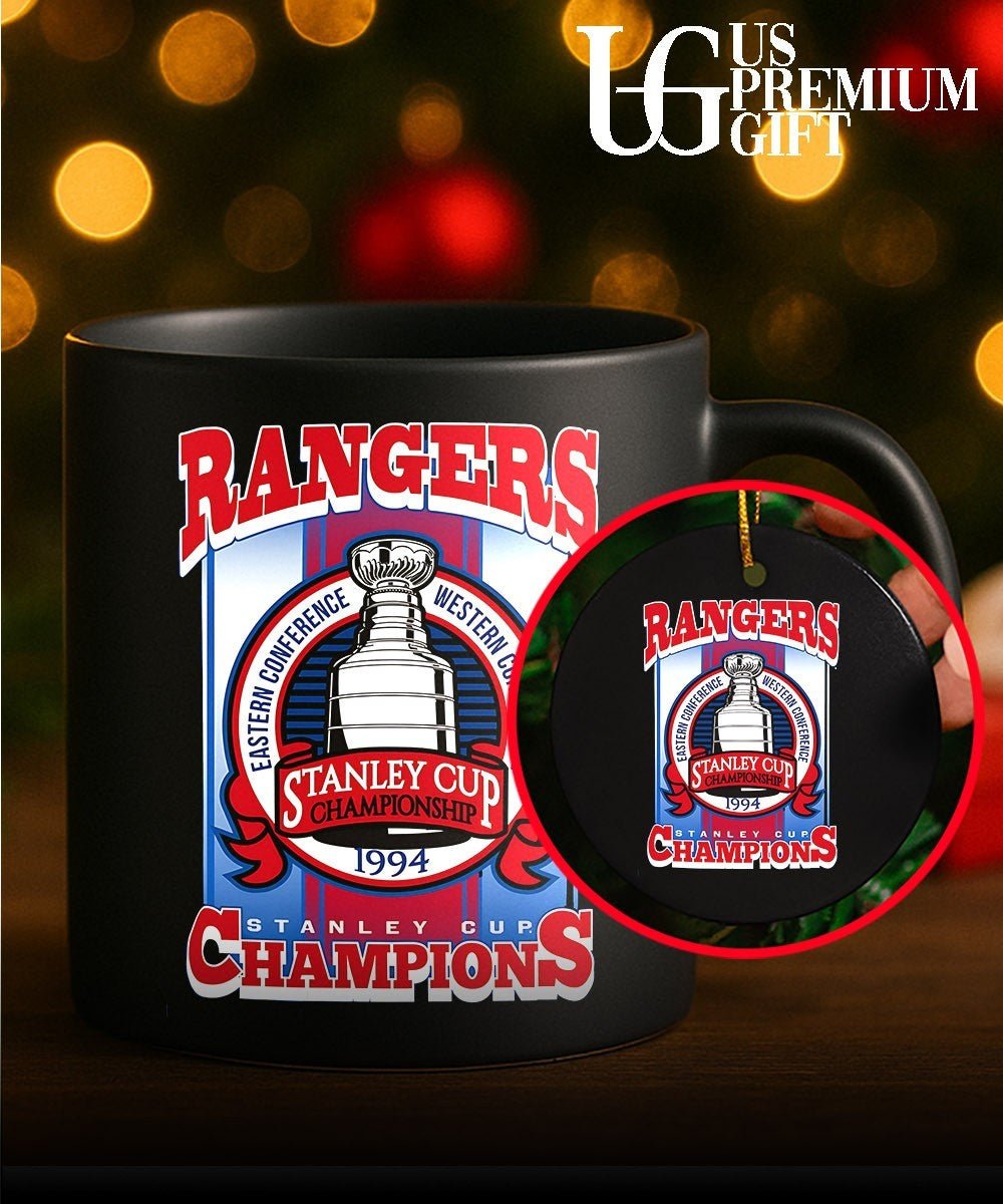 New York Rangers NHL Stanley Cup Champions 1994 trophy graphic shirt