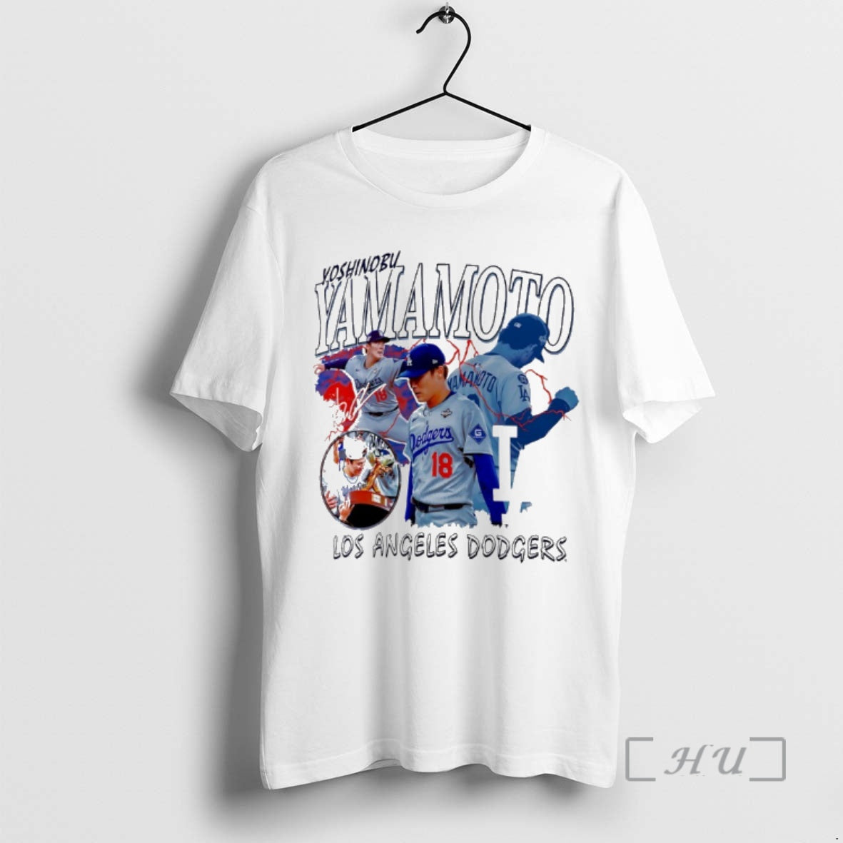New Yoshinobu Yamamoto Los Angeles Dodgers Montage Player Signature T-Shirts, Hoodie, Sweatshirt | PopFlextees.com