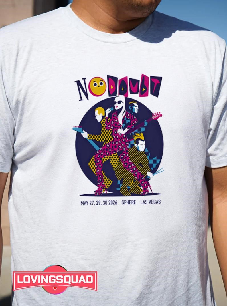 No Doubt Sphere Las Vegas NV 2026 Poster Shirt