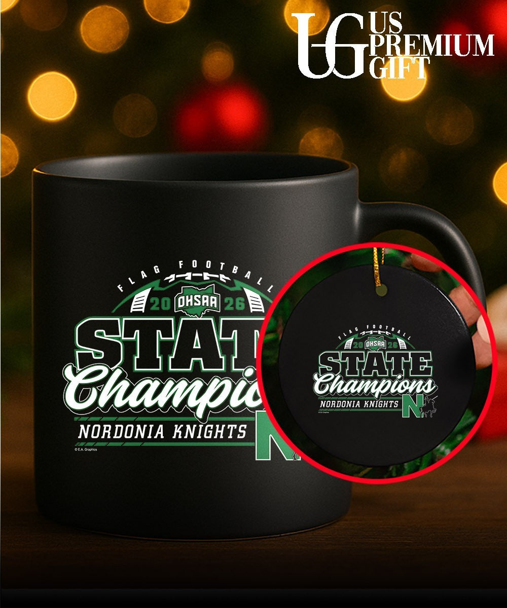 Nordonia Knights Flag Football State Champions OHSAA 2026 shirt