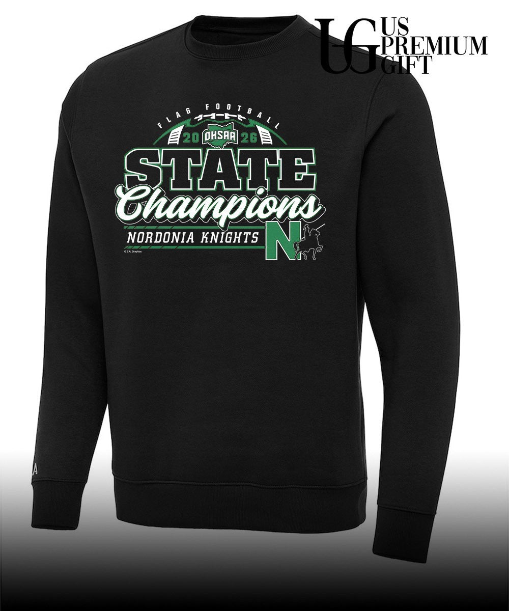 Nordonia Knights Flag Football State Champions OHSAA 2026 shirt