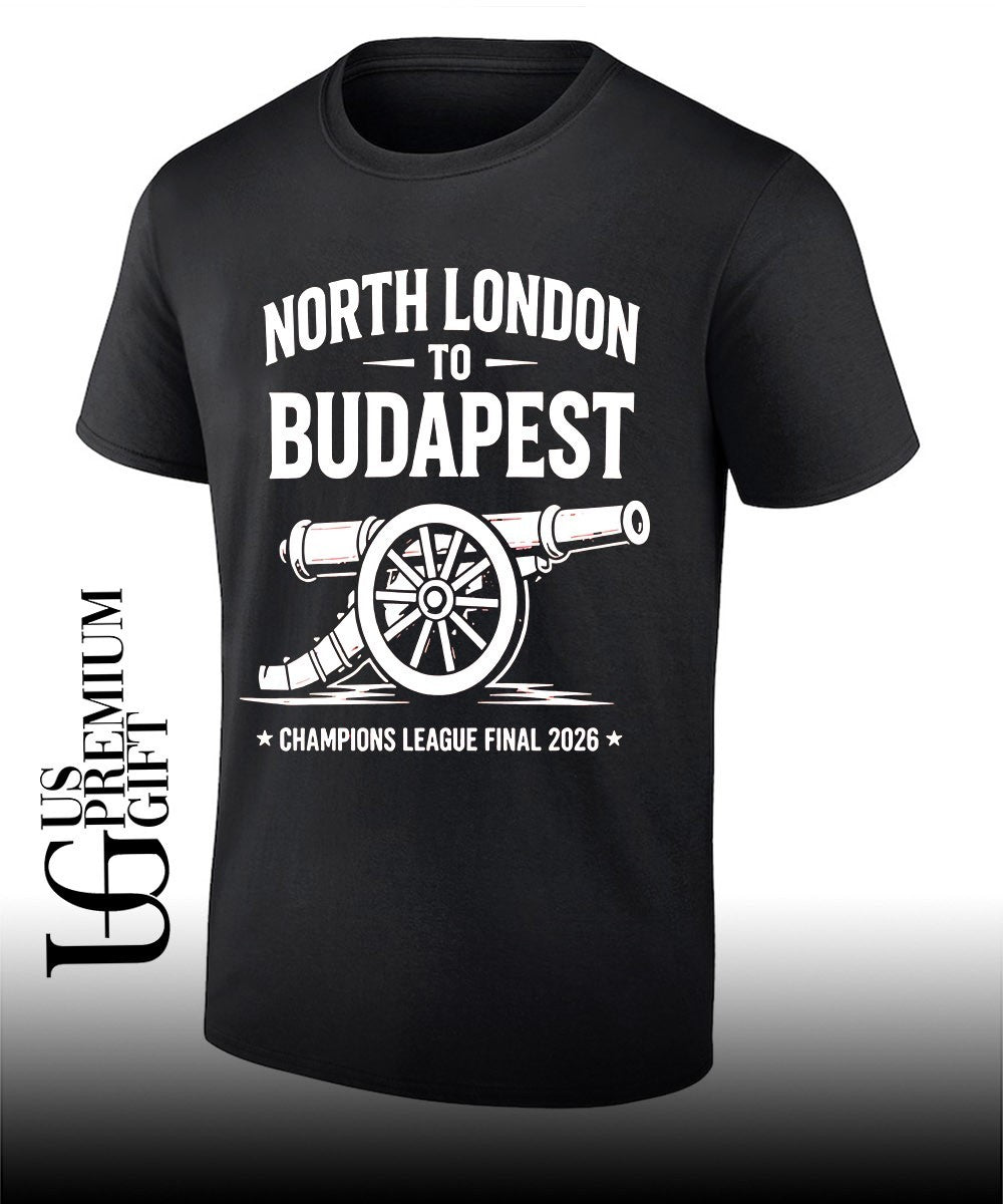 North London to Budapest Champions League Final 2026 shirt