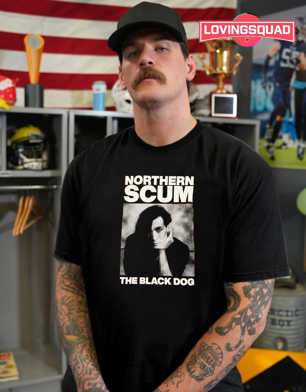 Northern Scum the black dog shirt