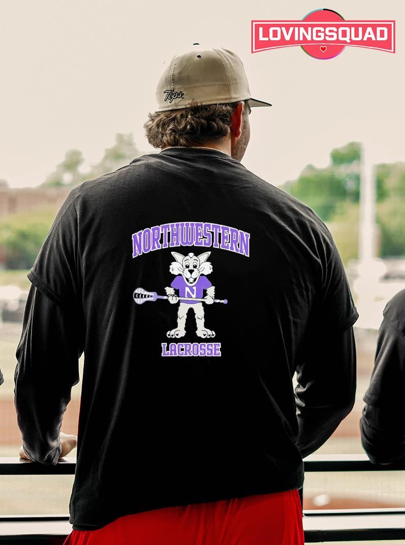 Northwestern Wildcats Willie Lacrosse Shirt