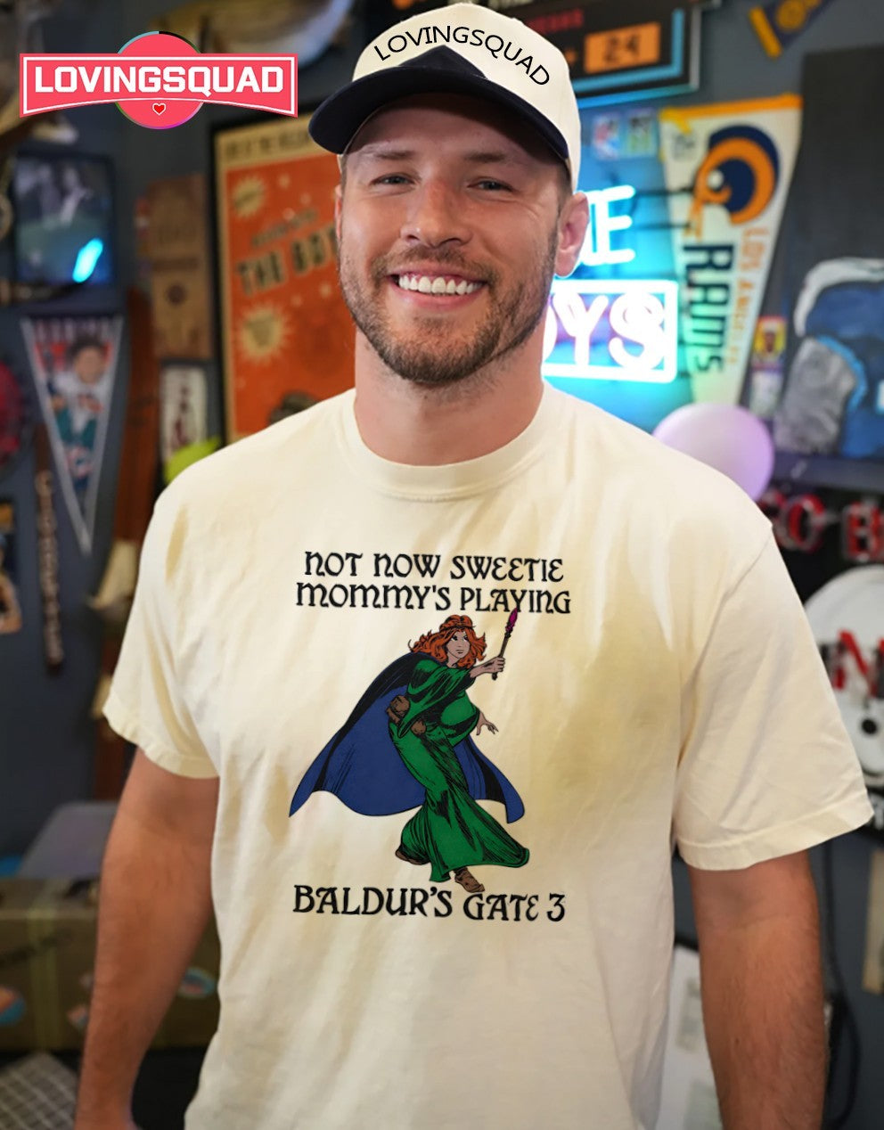 Not now sweetie mommy’s playing baldur’s gate 3 wizard shirt