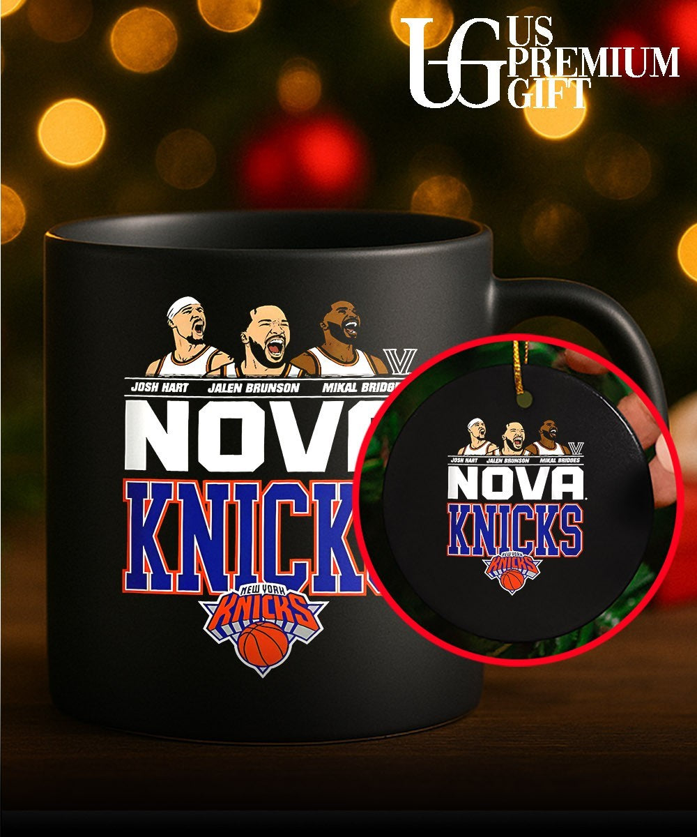 Nova Knicks Josh Hart Jalen Brunson Mikal Bridges Villanova NBA New York 2026 Finals shirt