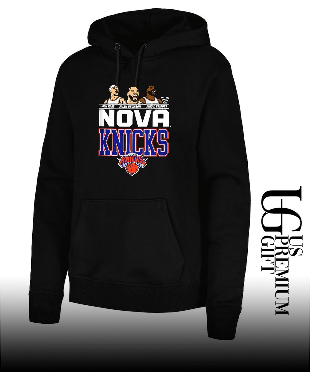 Nova Knicks Josh Hart Jalen Brunson Mikal Bridges Villanova NBA New York 2026 Finals shirt