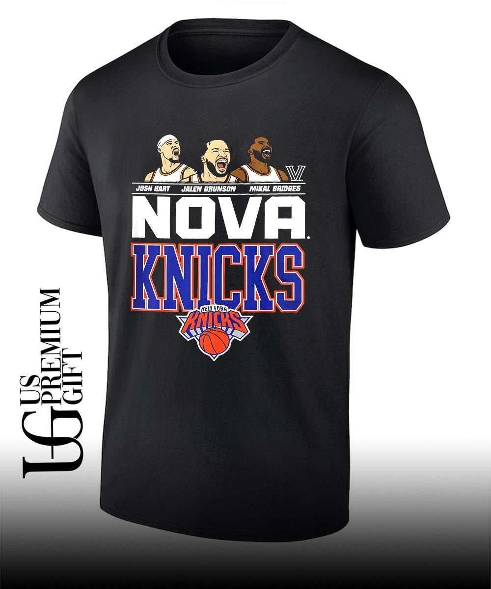 Nova Knicks Josh Hart Jalen Brunson Mikal Bridges Villanova NBA New York 2026 Finals shirt