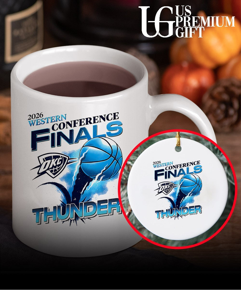 OKC Thunder 2026 NBA Western Conference Finals graphic shirt