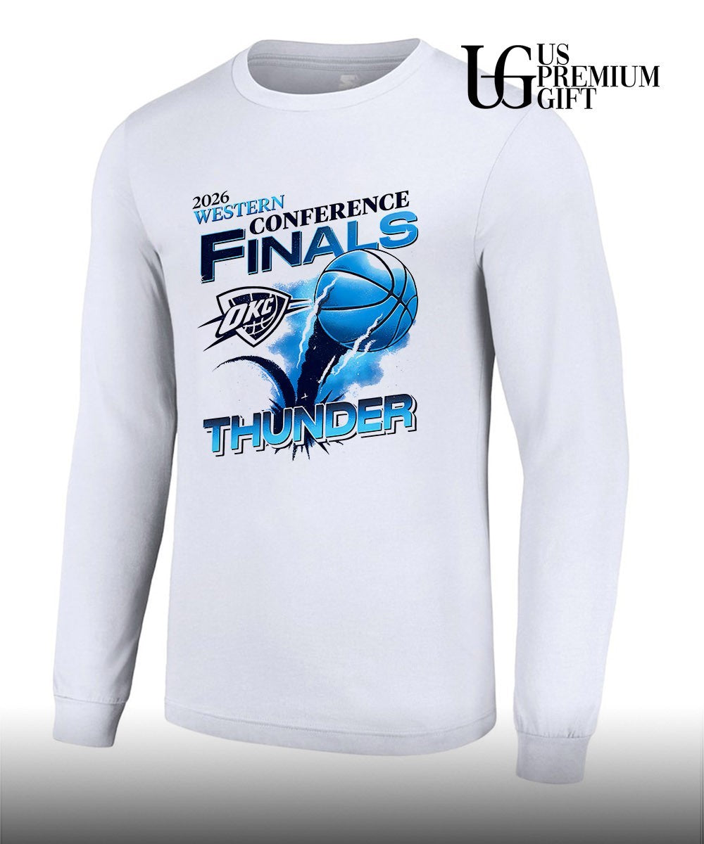 OKC Thunder 2026 NBA Western Conference Finals graphic shirt