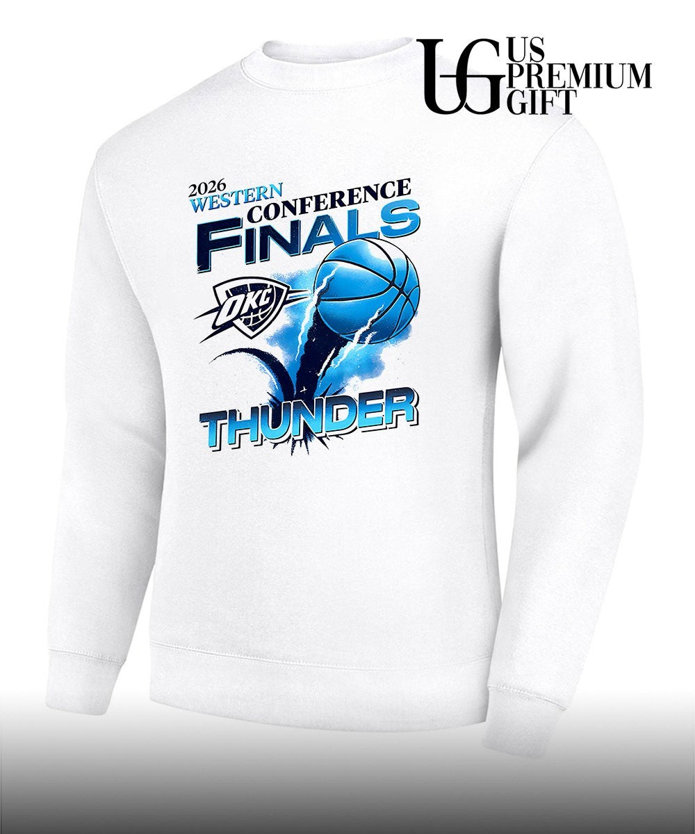 OKC Thunder 2026 NBA Western Conference Finals graphic shirt