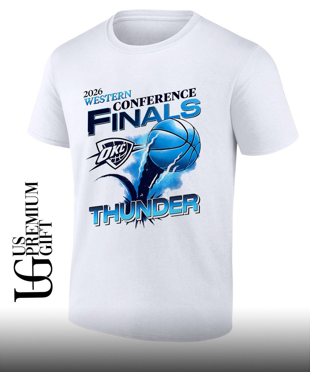OKC Thunder 2026 NBA Western Conference Finals graphic shirt