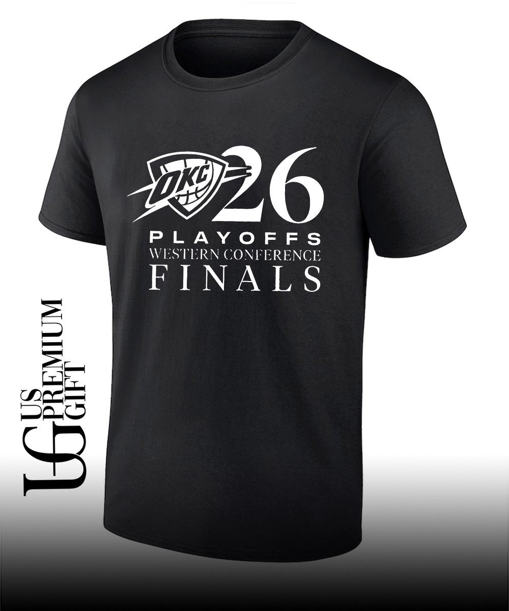 OKC Thunder WinCraft 2026 Western Conference Finals logo shirt