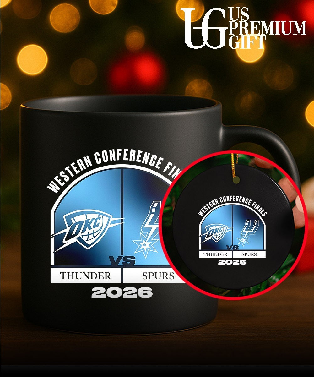 OKC Thunder vs San Antonio Spurs 2026 NBA Western Conference Finals Match Up shirt