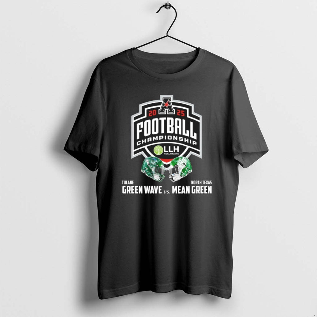 Official 2025 American Conference Championship Tulane Green Wave Vs North Texas Mean Green December T-Shirts, Hoodie, Sweatshirt