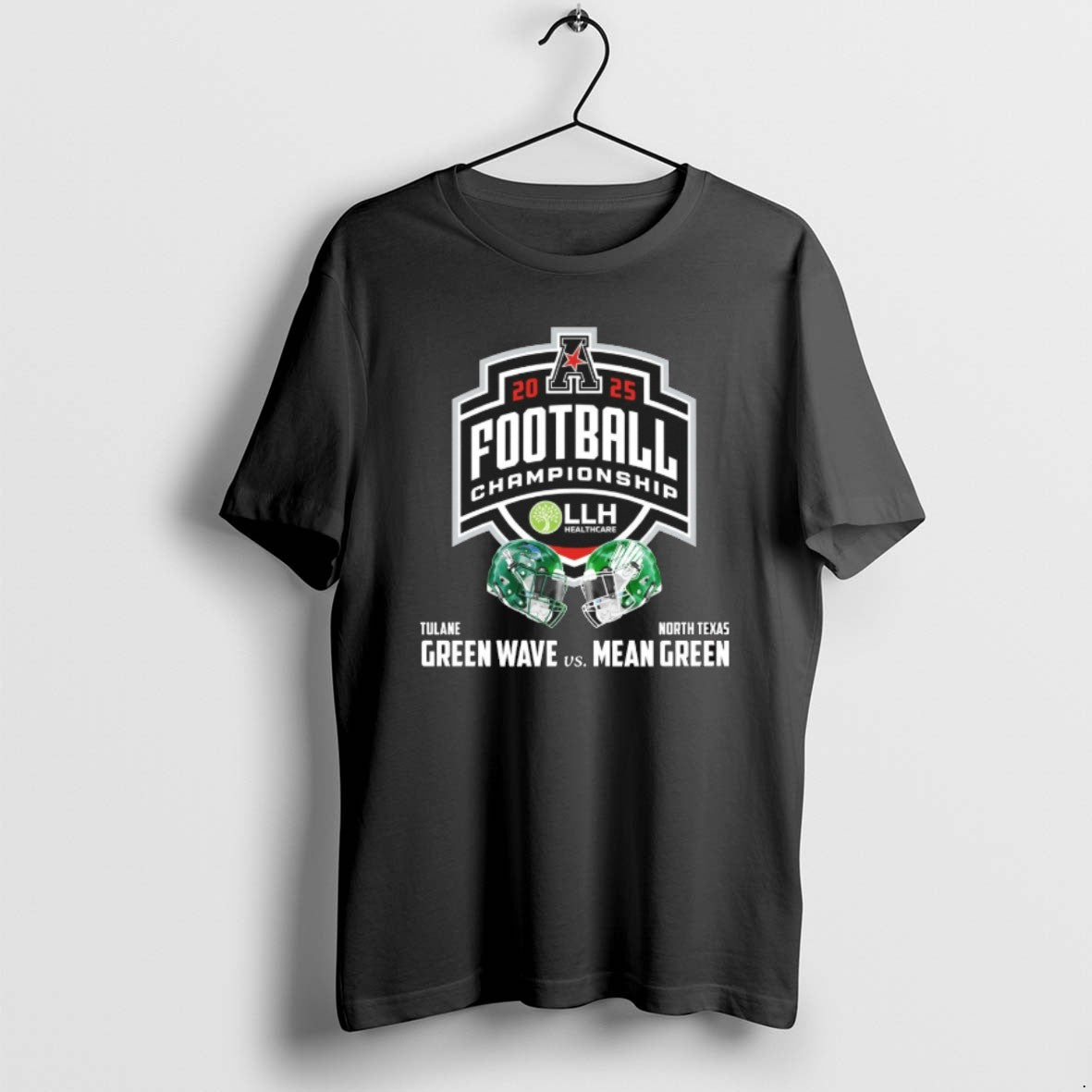 Official 2025 American Conference Championship Tulane Green Wave Vs North Texas Mean Green December T-Shirts, Hoodie, Sweatshirt