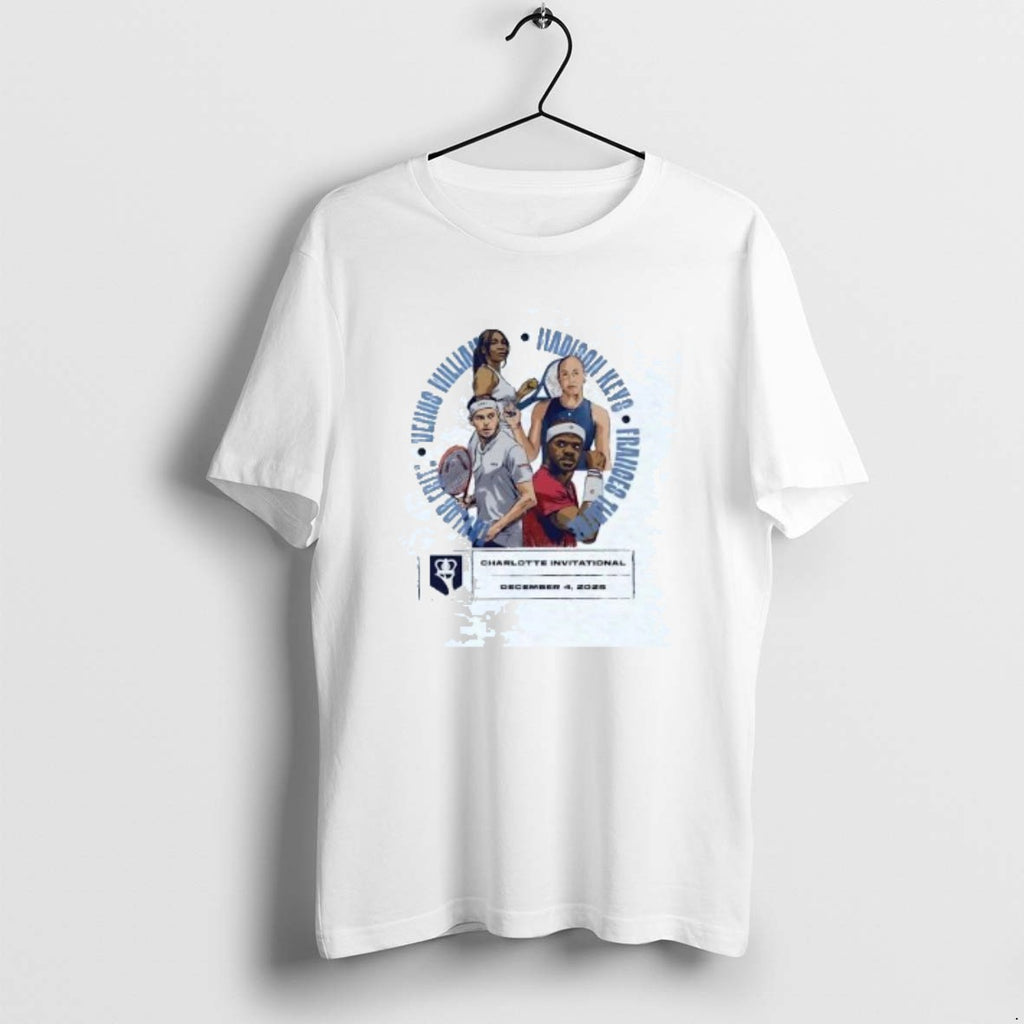 Official 2025 Charlotte Invitational 4 Stars Of The Tennis World T-Shirts, Hoodie, Sweatshirt | PopFlextees.com