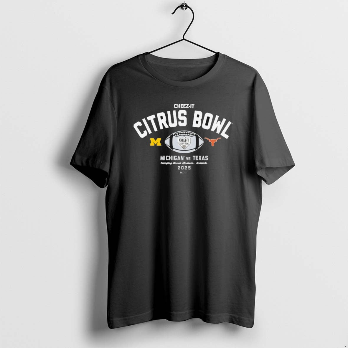 Official 2025 Cheez It Citrus Bowl Michigan Wolverines Vs Texas Longhorns Logo T-Shirts, Hoodie, Sweatshirt | PopFlextees.com