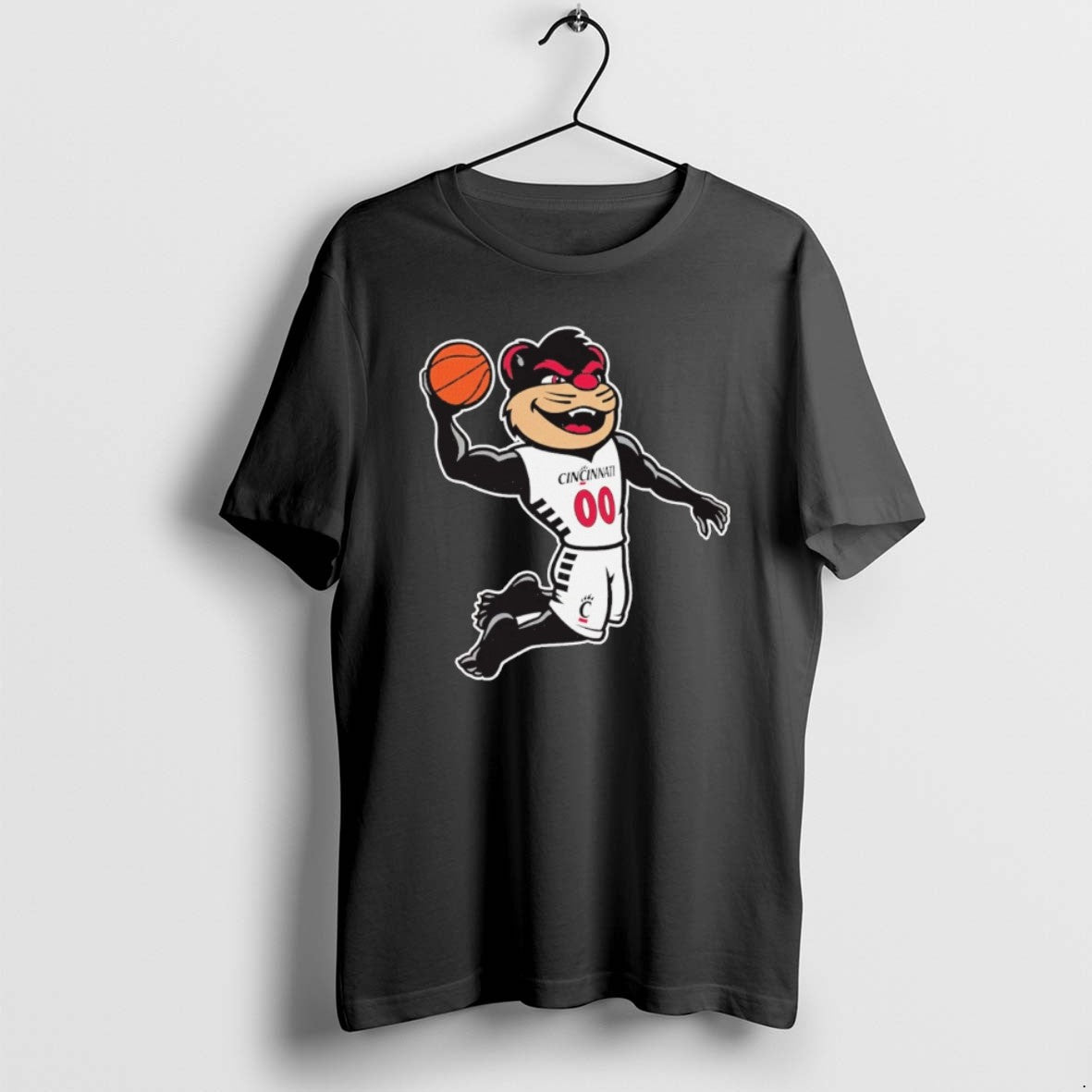 Official 2025 Cincinnati Bearcats Mascot Basketball Specific Pose T-Shirts, Hoodie, Sweatshirt | PopFlextees.com