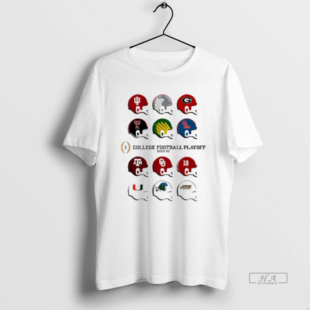 Official 2025 College Football Playoff Field Toy Team Helmets T-Shirts, Hoodie, Sweatshirt | PopFlextees.com