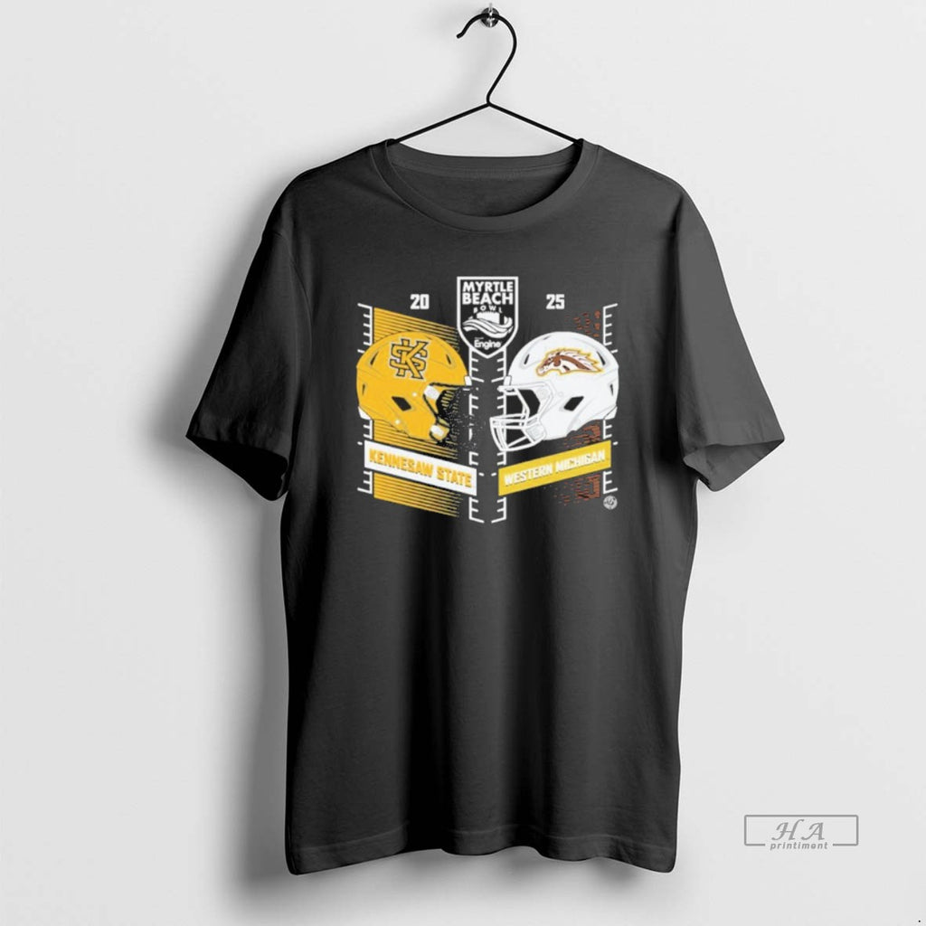 Official 2025 Myrtle Beach Bowl Western Michigan Vs Kennesaw State Head To Head T-Shirts, Hoodie, Sweatshirt