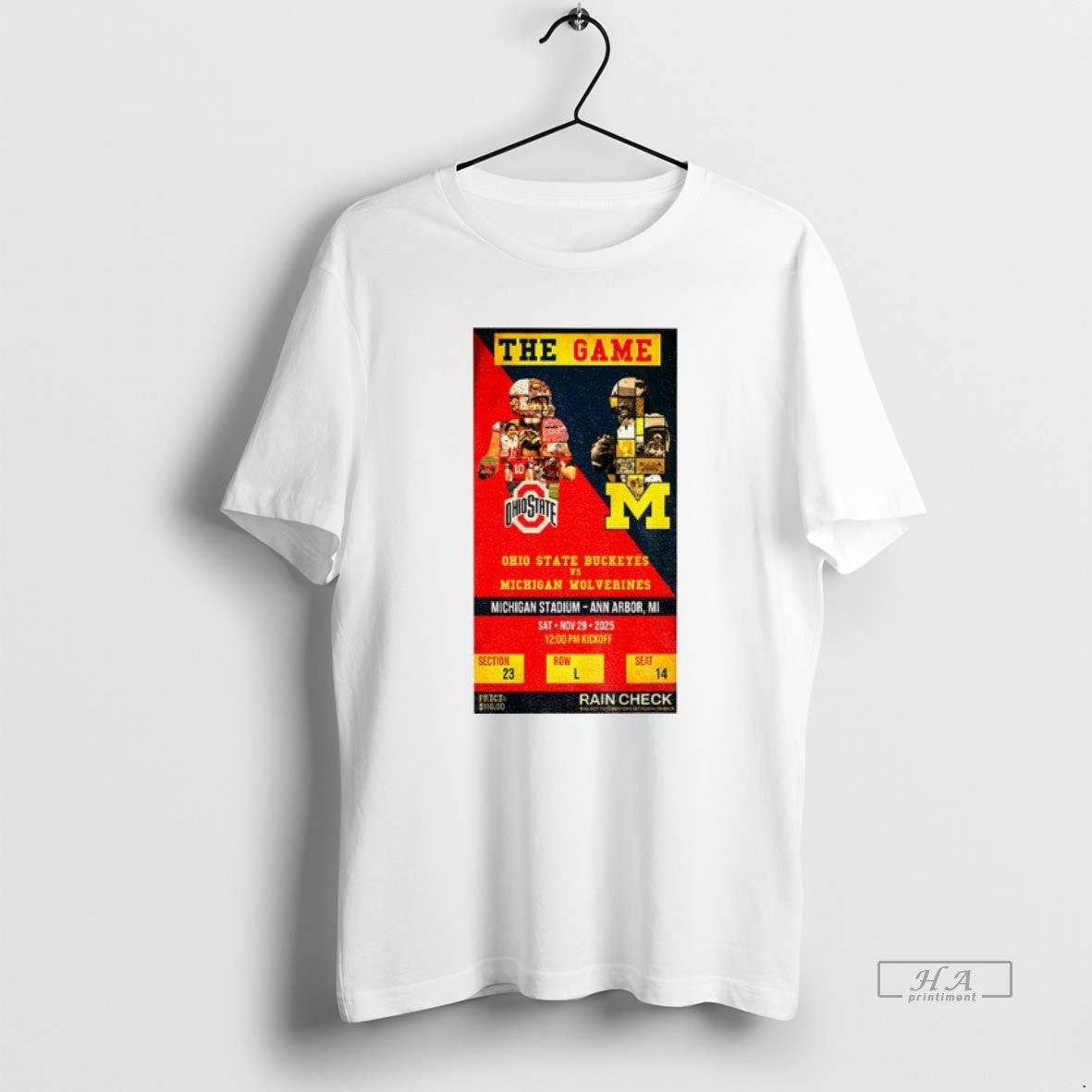 Official 2025 Rivalry Game Ticket Victory Over Michiganohio State Vs Michigan T-Shirts, Hoodie, Sweatshirt | PopFlextees.com
