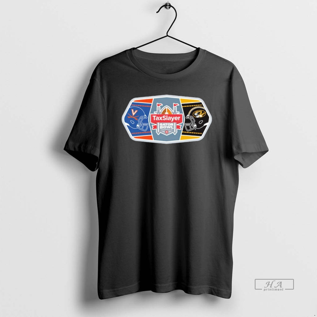Official 2025 Taxslayer Gator Bowl 2 Team Virginia Cavaliers Vs Missouri Tigers December 27 T-Shirts, Hoodie, Sweatshirt