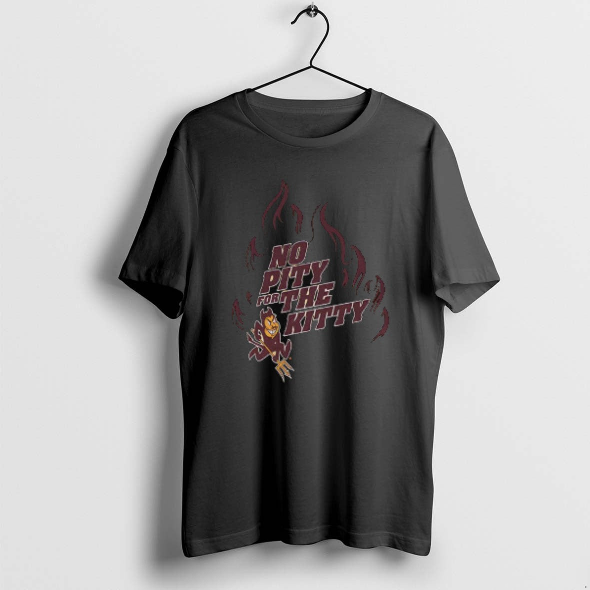 Official 4hvokba5 State Sun Devils Asu Flames No Pity For The Kitty T-Shirts, Hoodie, Sweatshirt | PopFlextees.com