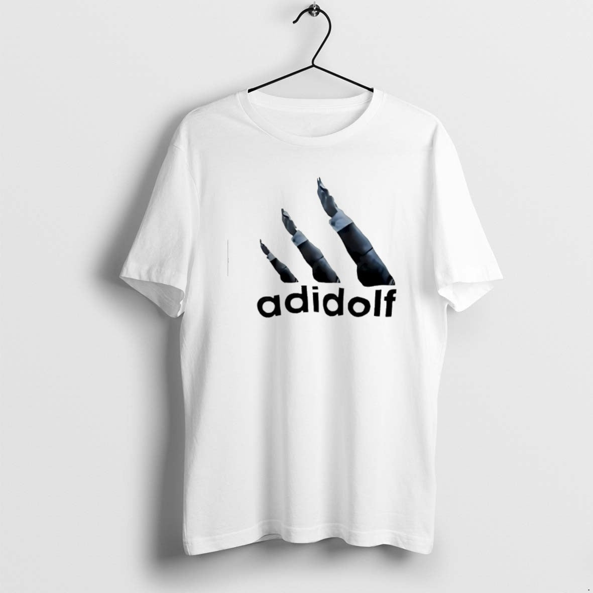 Official Adidolf Logo Parody Hand T-Shirts, Hoodie, Sweatshirt | PopFlextees.com