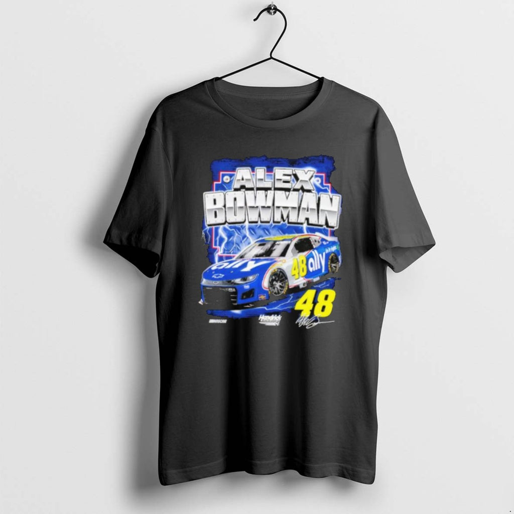 Official Alex Bowman Hendrick Motorsports Team Collection Car Number 48 Signature T-Shirts, Hoodie, Sweatshirt