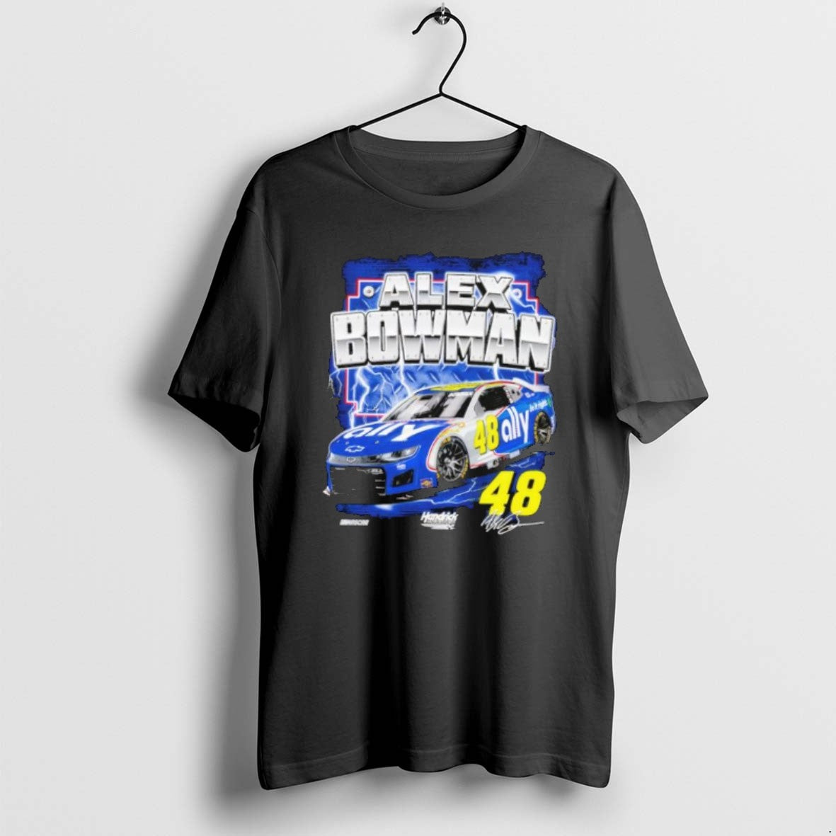 Official Alex Bowman Hendrick Motorsports Team Collection Car Number 48 Signature T-Shirts, Hoodie, Sweatshirt