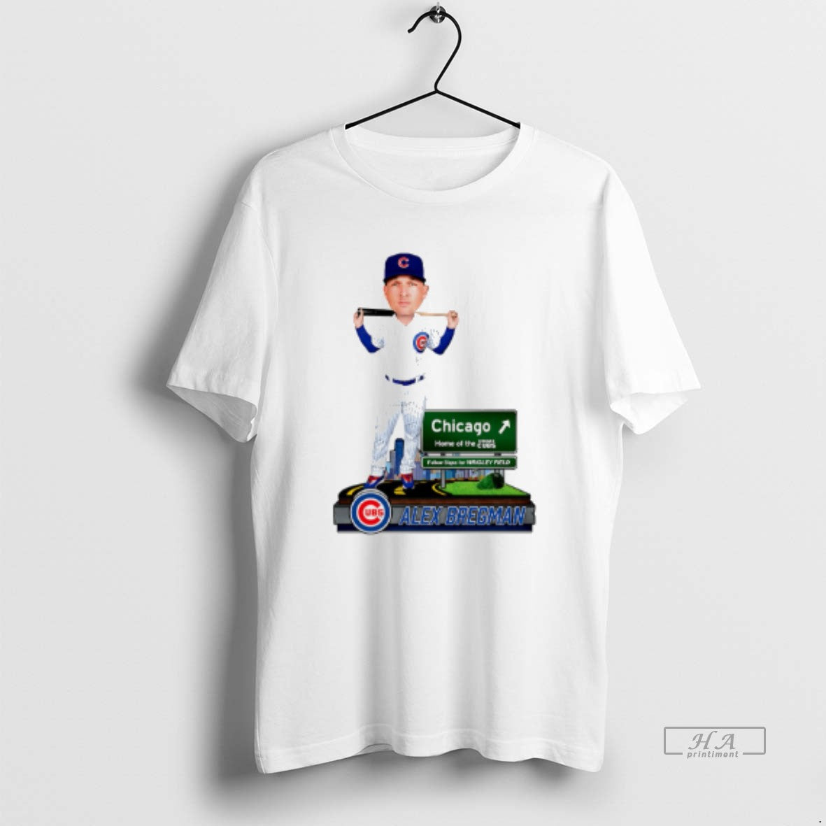Official Alex Bregman Chicago Cubs Next Stop Caricature T-Shirts, Hoodie, Sweatshirt | PopFlextees.com