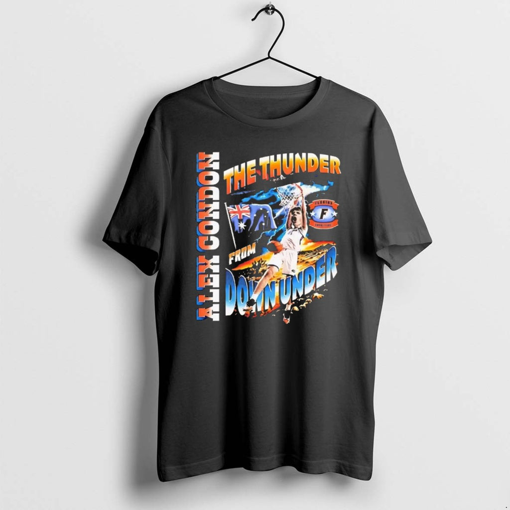 Official Alex Condon Thunder From Down Under Florida Gators Chriast T-Shirts, Hoodie, Sweatshirt | PopFlextees.com