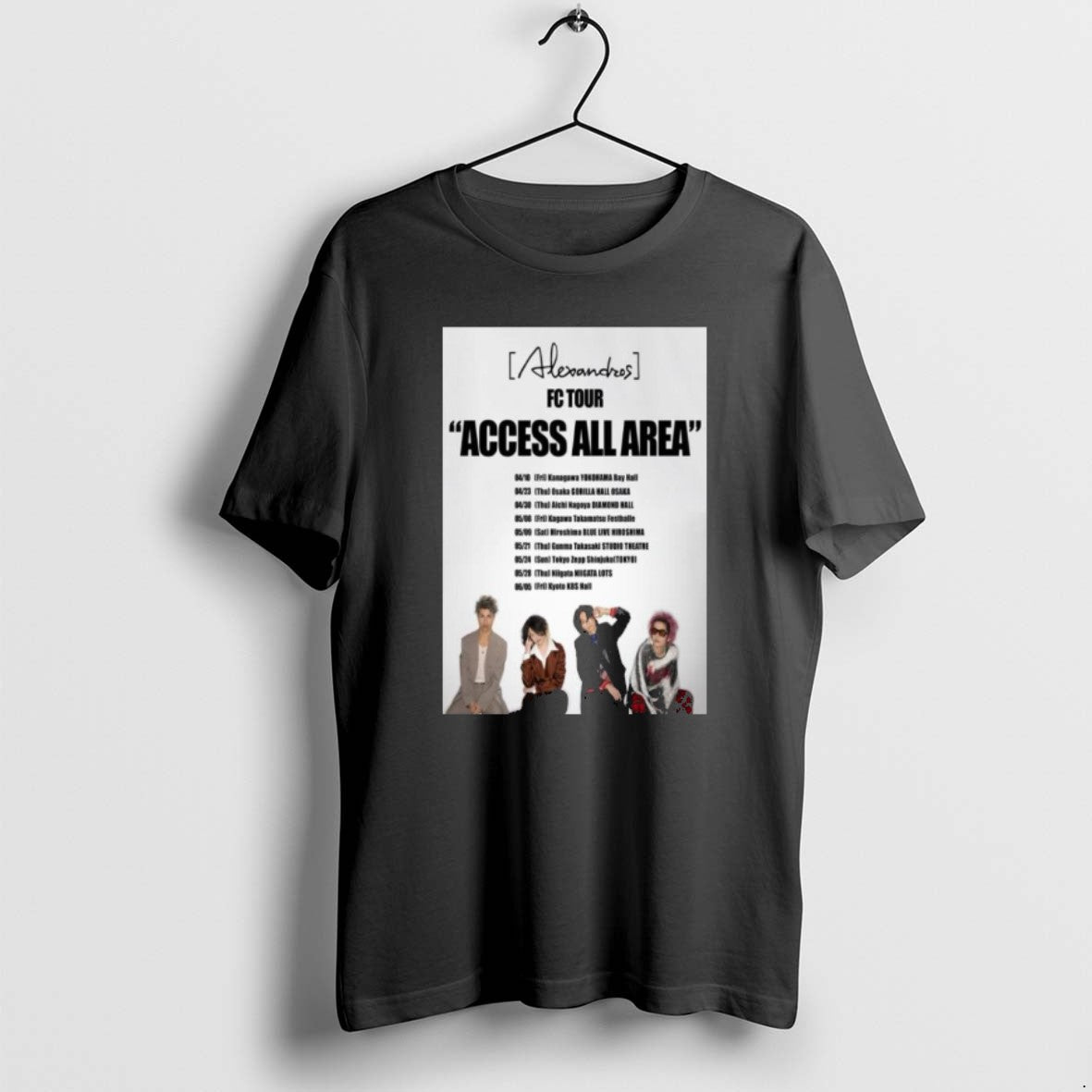 Official Alexandros Fc Tour Access All Area 2026 T-Shirts, Hoodie, Sweatshirt | PopFlextees.com