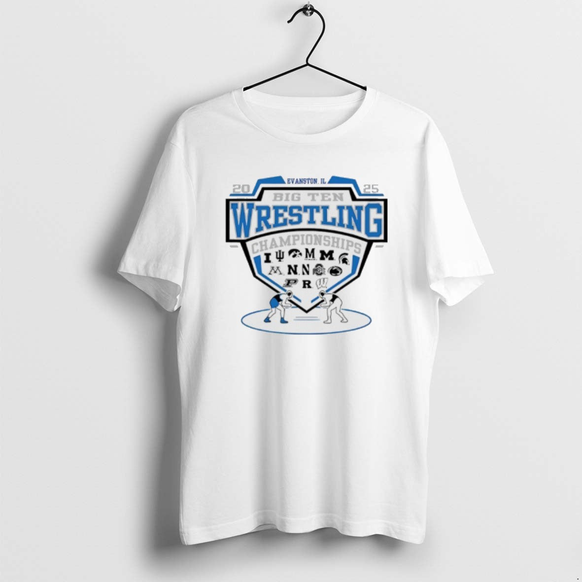Official All Team 2025 Big Ten Wrestling Tournament Championship T-Shirts, Hoodie, Sweatshirt | PopFlextees.com