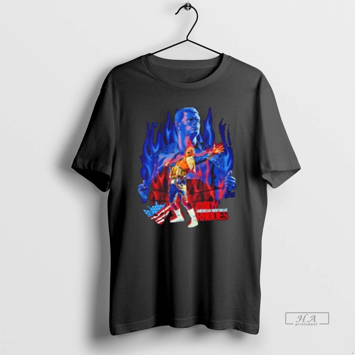 Official American Nightmare Cody Rhodes Flames Graphic T-Shirts, Hoodie, Sweatshirt | PopFlextees.com