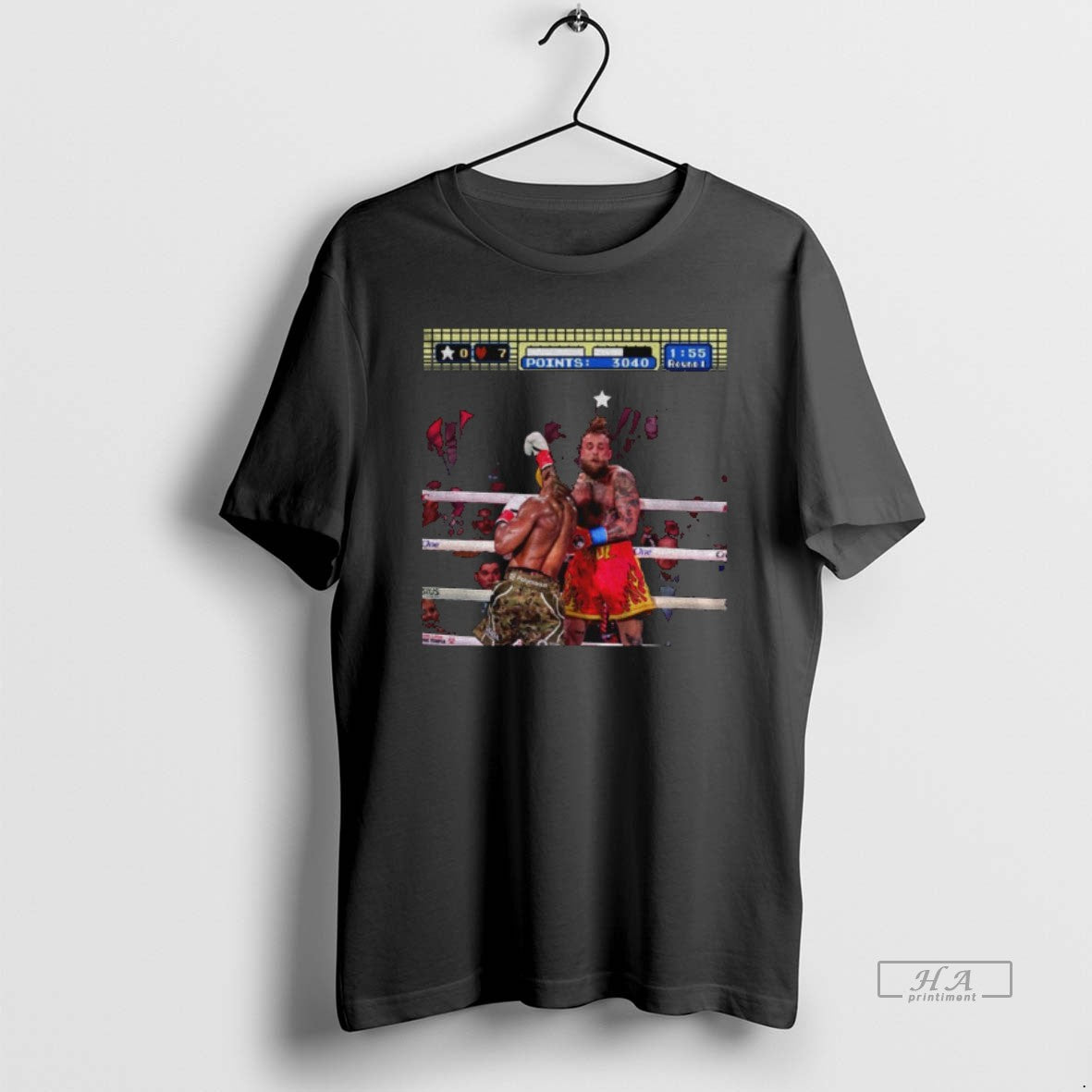 Official Anthony Joshua Punch Out Level 1 Glass Jaw Jake Paul T-Shirts, Hoodie, Sweatshirt | PopFlextees.com
