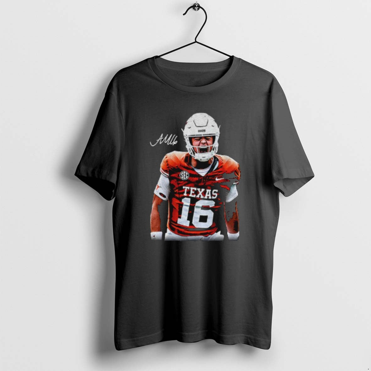 Official Arch Manning Shout Loudly Texas Longhorns Football Signature T-Shirts, Hoodie, Sweatshirt | PopFlextees.com