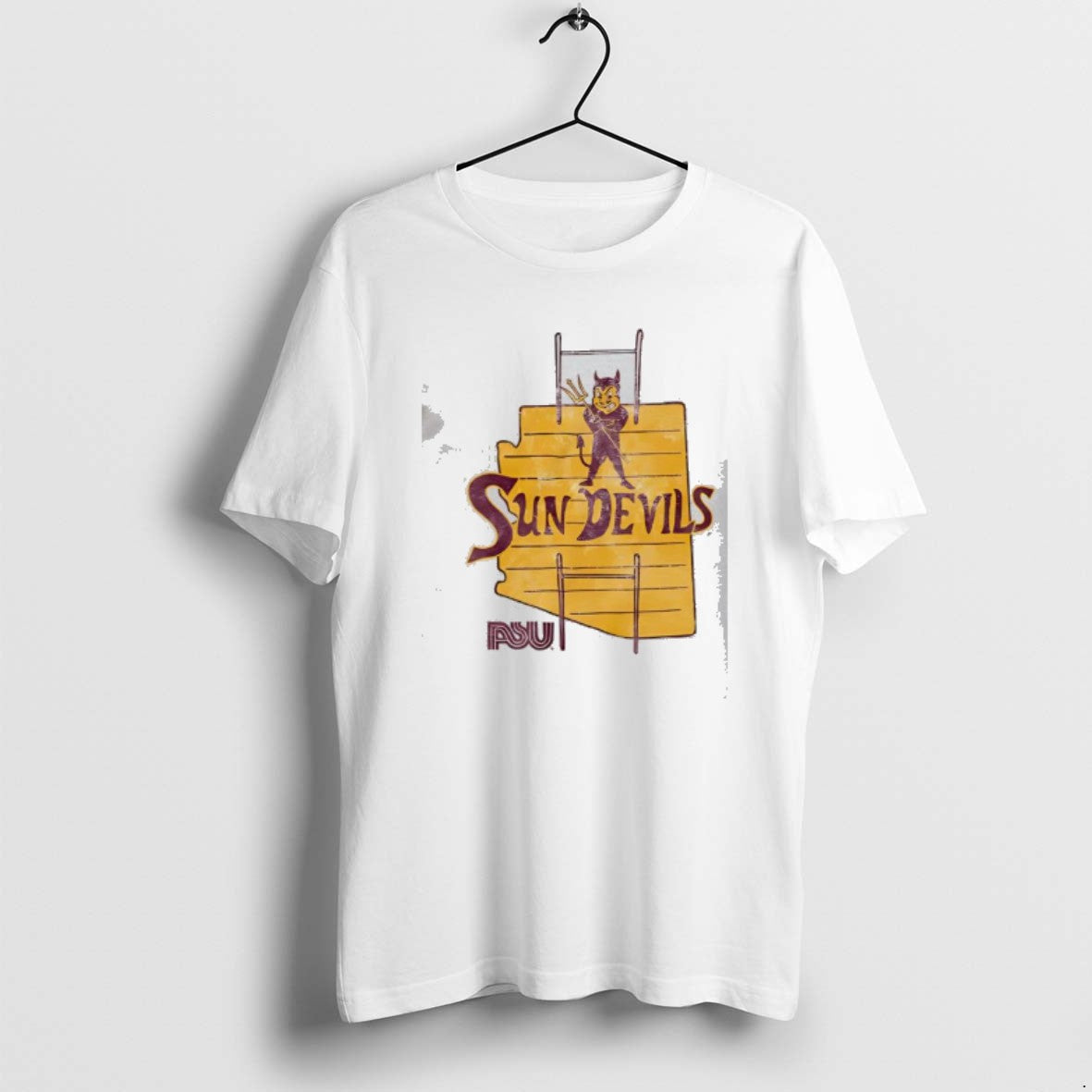 Official Arizona State Sun Devils Football Map Vintage T-Shirts, Hoodie, Sweatshirt | PopFlextees.com