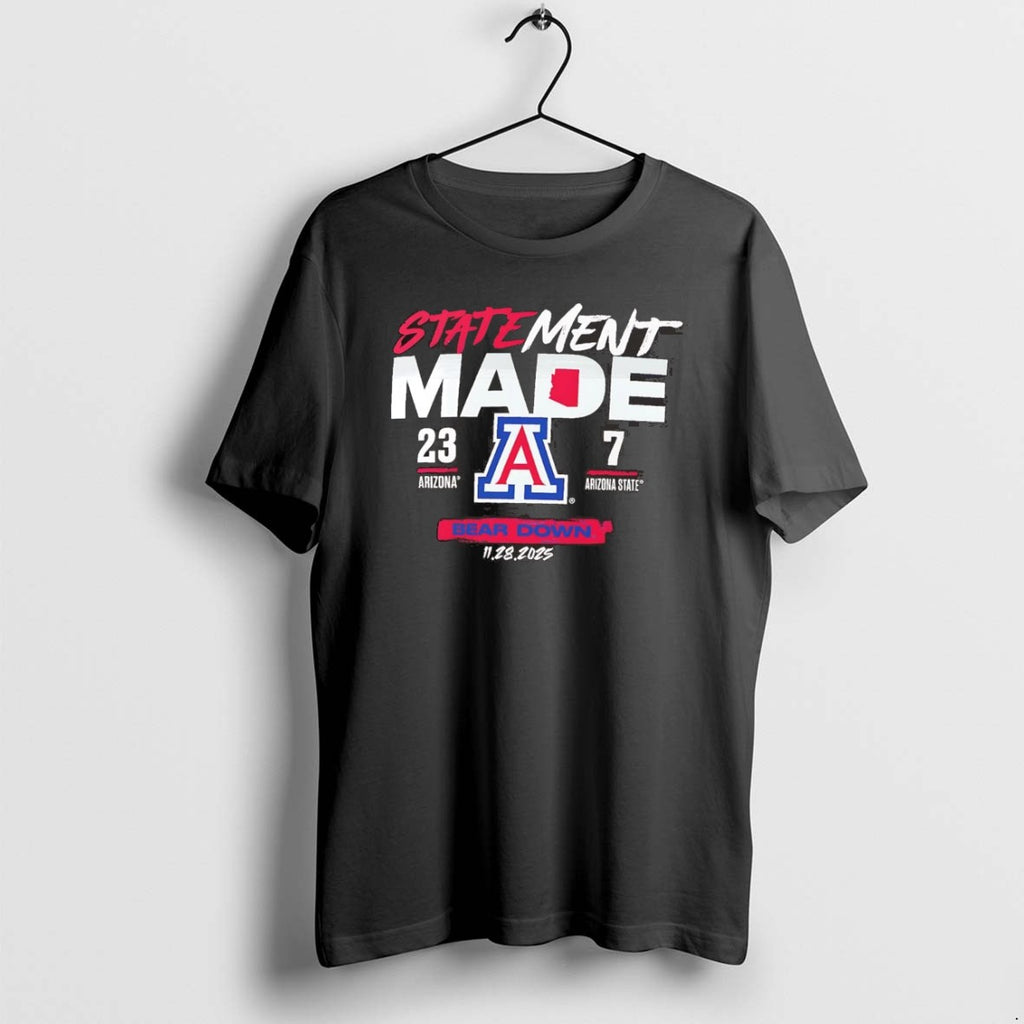 Official Arizona Wildcats Statement Made Bear Down Christmas Chriast T-Shirts, Hoodie, Sweatshirt | PopFlextees.com