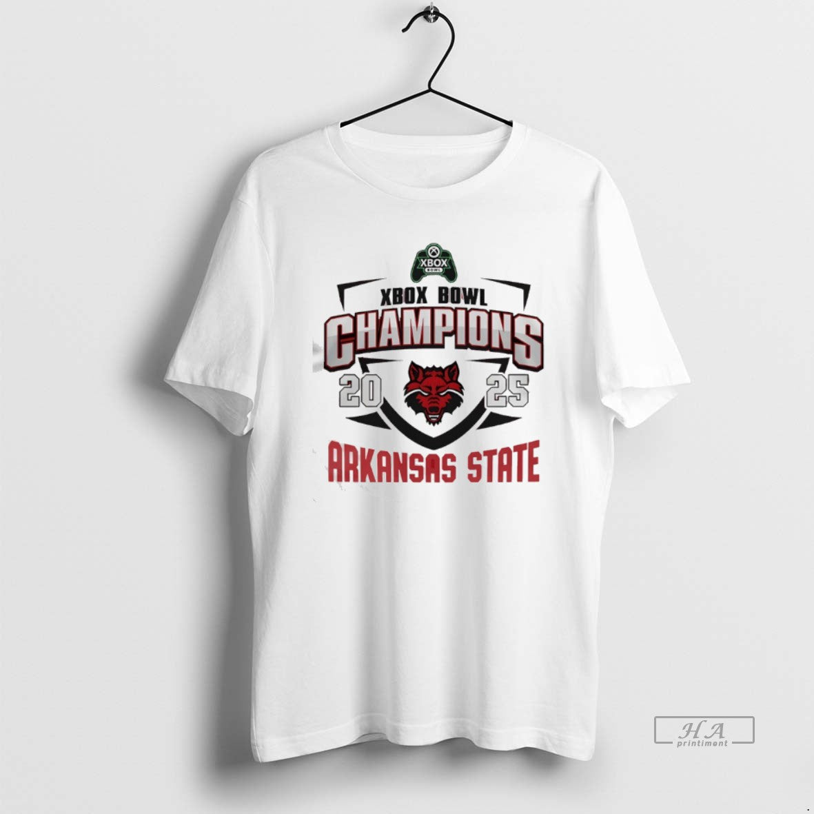 Official Arkansas State Red Wolves Xbox Bowl Champions 2025 Logo T-Shirts, Hoodie, Sweatshirt | PopFlextees.com