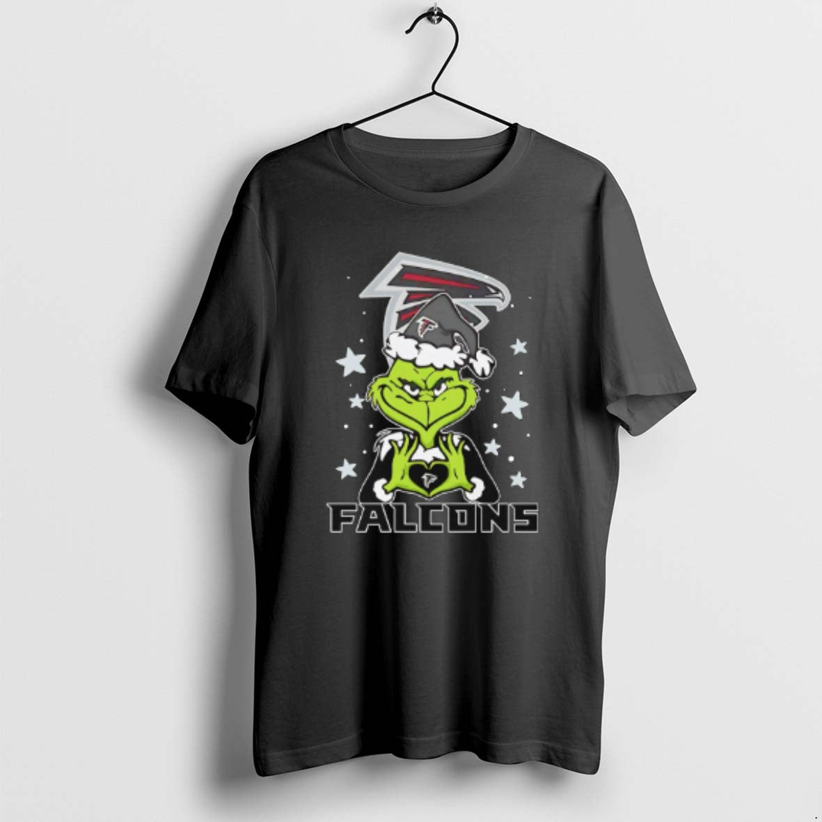 Official Atlanta Falcons Love Grinch Heart Hand Christmas 2025 T-Shirts, Hoodie, Sweatshirt | PopFlextees.com