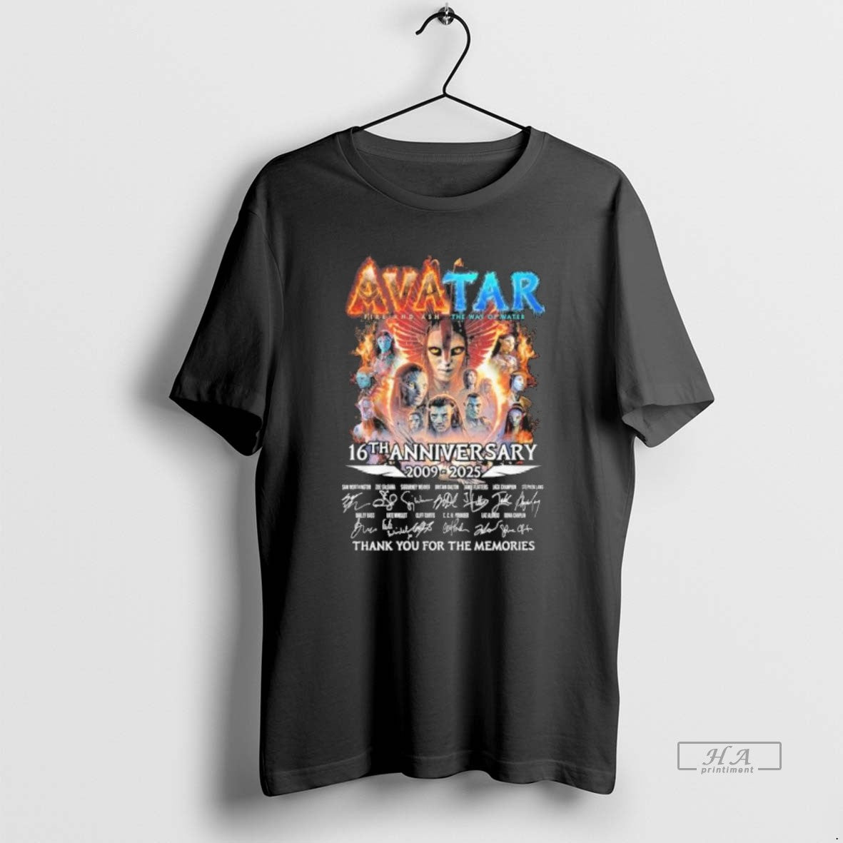Official Avatar Fire And Ash The Way Of Water 16th Anniversary 2009 2025 T-Shirts, Hoodie, Sweatshirt | PopFlextees.com