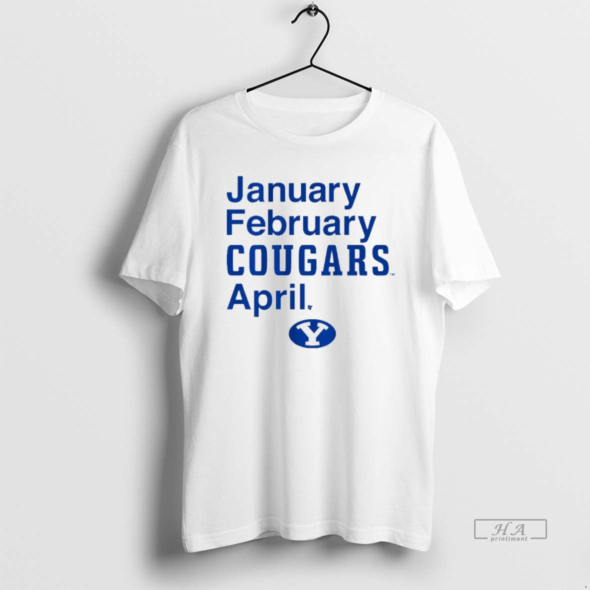 Official Byu Cougars January February Cougars April T-Shirts, Hoodie, Sweatshirt | PopFlextees.com